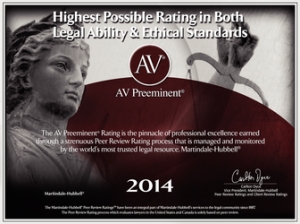 AV Preeminent Lawyer